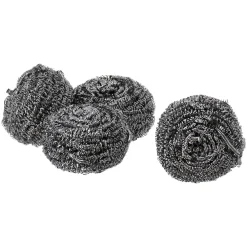 SET 4 BOULES DE RECURAGE ACIER INOX