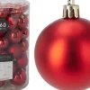 SET 60 BOULES NOEL ROUGE