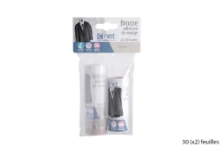 SET BROSSE ADHESIVE VOYAGE 2 X 30 FEUILLES