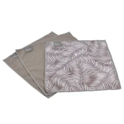 SET 3 CHIFFONS MICROFIBRE 30X30CM VEGETAL