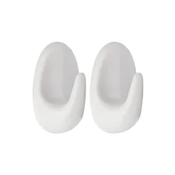 SET 2 CROCHETS 3M BLANC