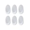 SET 6 CROCHETS 3M BLANC