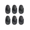 SET 6 CROCHETS 3M NOIR