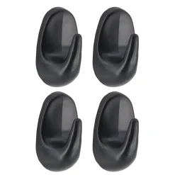 SET 4 CROCHETS 3M NOIR