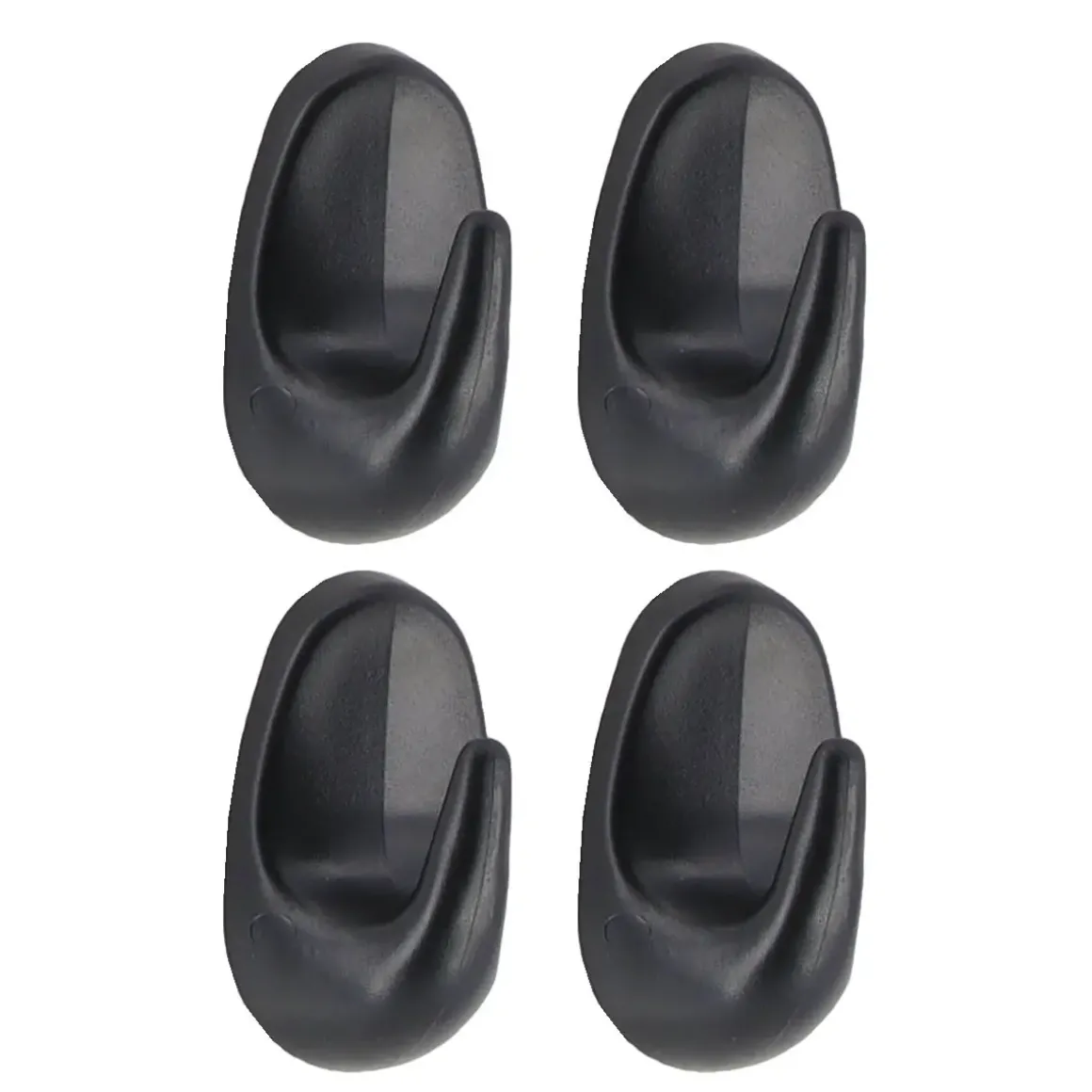 SET 4 CROCHETS 3M NOIR