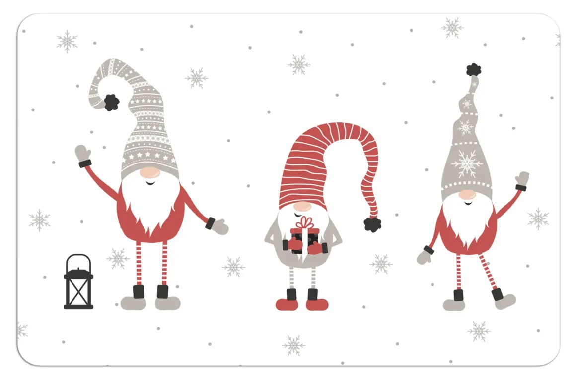 SET DE TABLE LUTIN DE NOEL 45X30CM