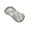 SET 3 EPONGES MICROFIBRE 1 FACE IMPRIME VEGETAL 18X8.5CM