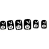 SET 12 FAUX ONGLES HALLOWEEN 9.5X15X1.2CM