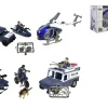SET HELICOPTERE ET VEHICULE DE POLICE