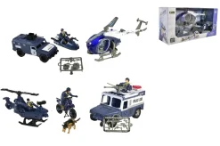 SET HELICOPTERE ET VEHICULE DE POLICE