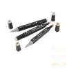 SET 3 MARQUEURS DOUBLE POINTE ROSE PEAU