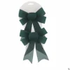 SET 2 NOEUDS VERTS 15X17CM