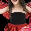 SET 3 PIECES DIABLE ROUGE TUTU AILE ET TIARE