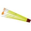 SET 6 PINCEAUX EVENTAIL PLATS ET RONDS