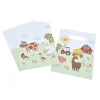 SET 6 SACS A BONBONS PAPIER H.23CM ANIMAUX LA FERME