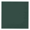 SET 20 SERVIETTES COCKTAIL 3 PLIS 25X25CM VERT