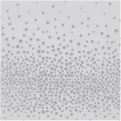SET 20 SERVIETTES 3 PLIS 33X33CM CONFETTIS ARGENT
