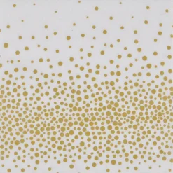 SET 20 SERVIETTES 3 PLIS 33X33CM CONFETTIS OR