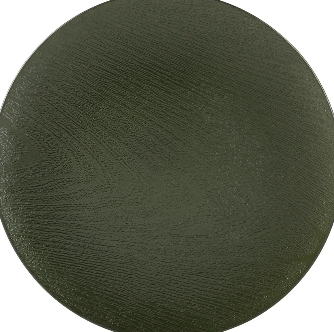 SOUS ASSIETTE VERT DESIGN BOIS D.33CM