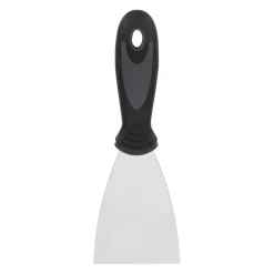 SPATULE LAME INOX MANCHE BIMATIERE 75MM