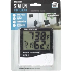 STATION THERMOMETRE ET HYGROMETRE INTERIEUR