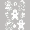 STICKERS FLOQUES PAIN EPICE GNOME