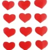 STICKERS TEXTURE COEUR ROUGE