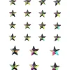 STICKER STRASS EN ACRYLIQUE ETOILE 1.4 X 1.4CM ET 2 X 2CM