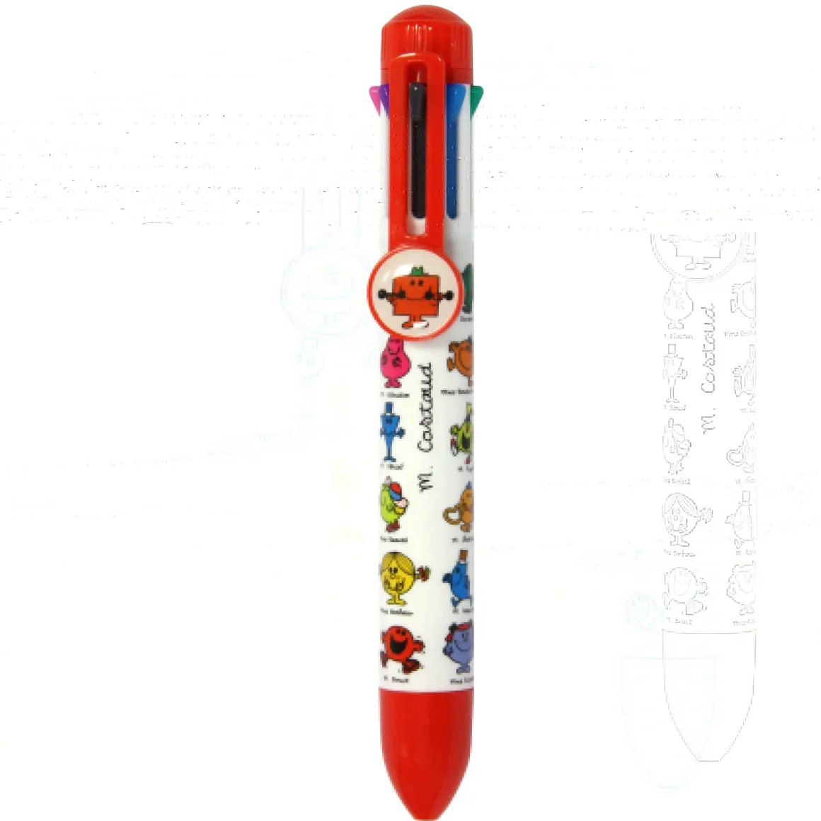 STYLO 8 COULEURS MR MME