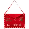 SUJET ENVELOPPE FEUTRINE ROUGE 25CM
