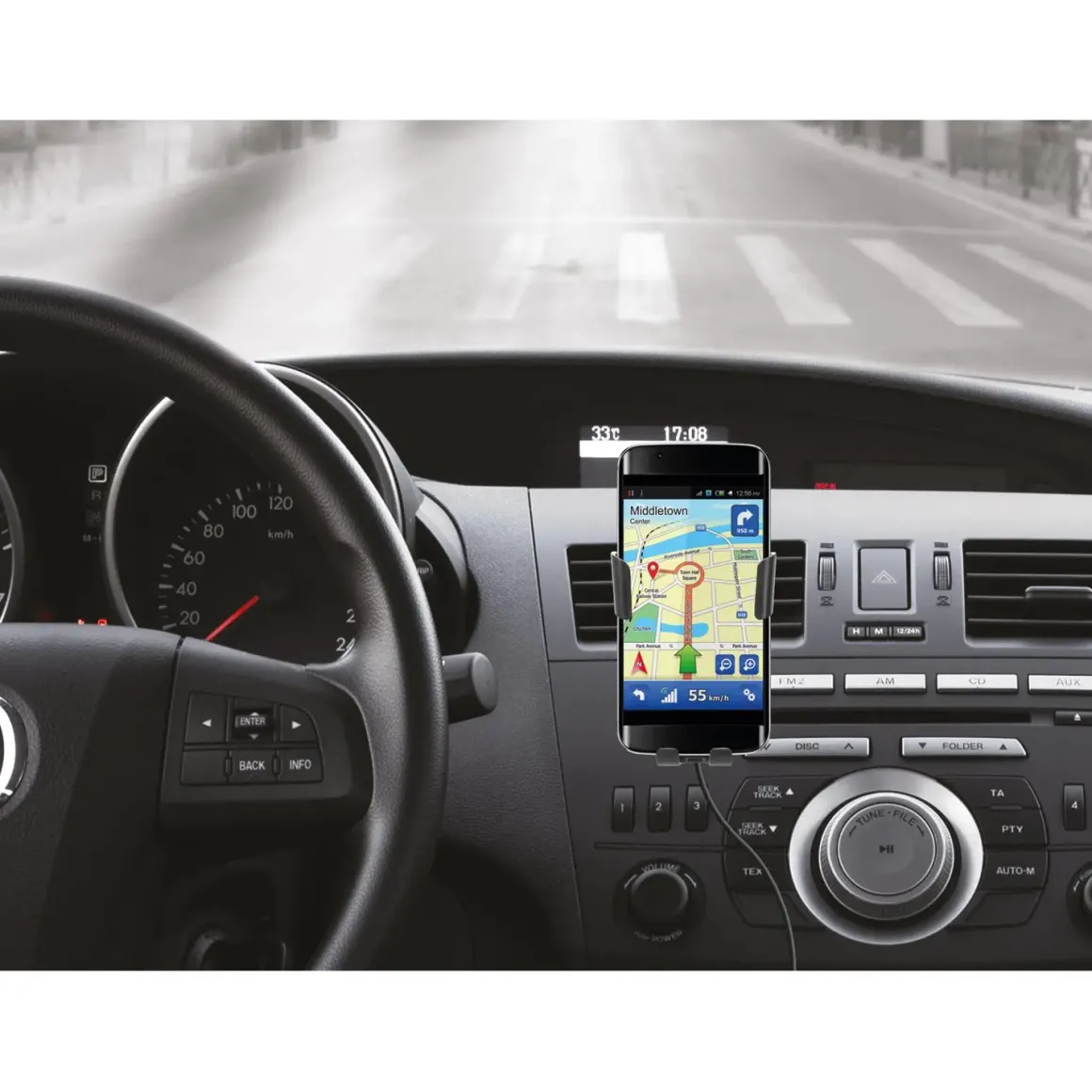 SUPPORT TELEPHONE CHARGEUR INDUCTION