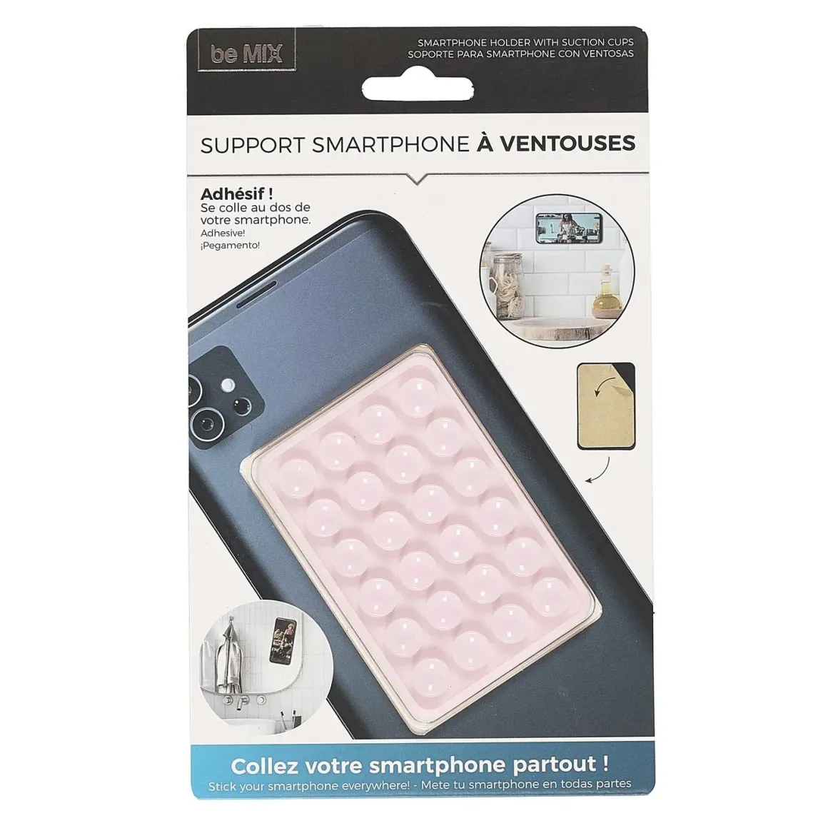 SUPPORT VENTOUSE POUR TELEPHONE