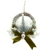 SUSPENSION COURONNE AVEC RUBAN 23CM