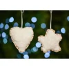 SUSPENSION COUSSIN BLANC ET OR