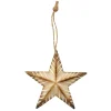 SUSPENSION ETOILE EN BOIS H21CM