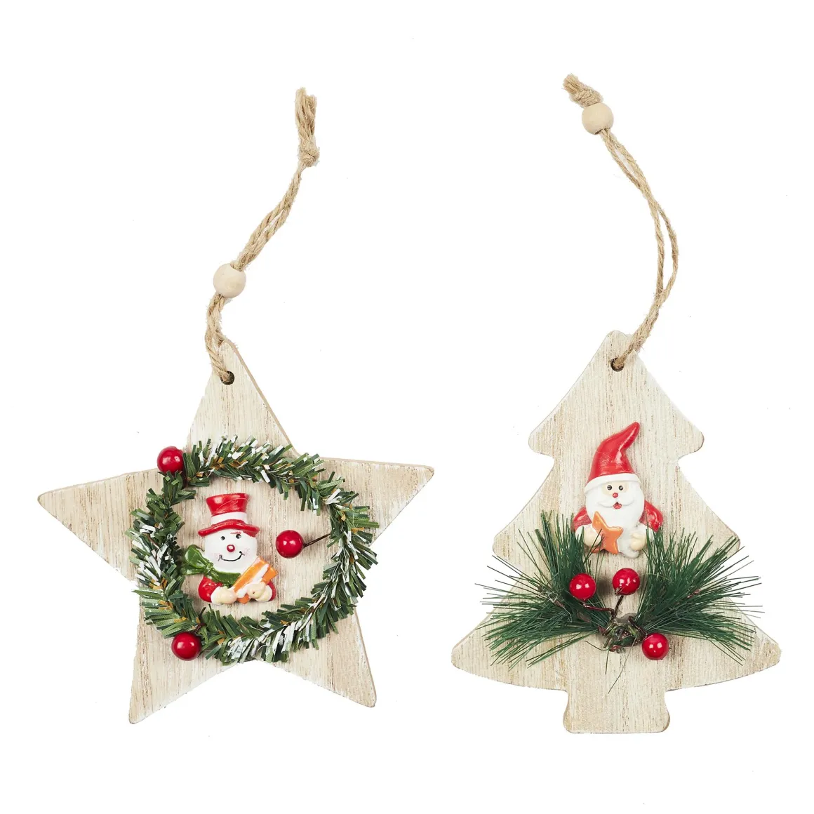 SUSPENSION ETOILE SAPIN AVEC BRANCHAGES