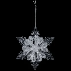 SUSPENSION FLOCON PAILLETTE 11CM