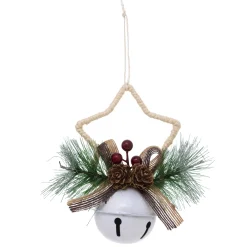 SUSPENSION FORME GRELOT ROUGE OU BLANC