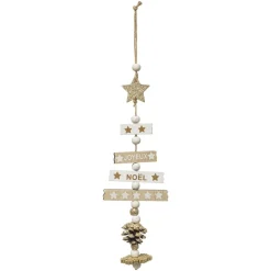 SUSPENSION SAPIN ARTICULE BLANC