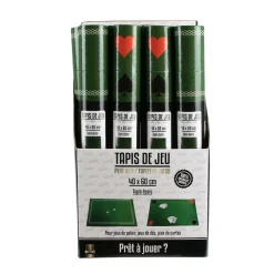 TAPIS DE JEU CARTE 40X60CM M24