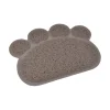 TAPIS FORME PATTE D.40X30CM TAUPE