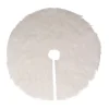 TAPIS SAPIN FOURRURE BLANC D.90CM