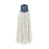TETE DE BALAI A FRANGES COTON RECYCLE BLANC GRIS