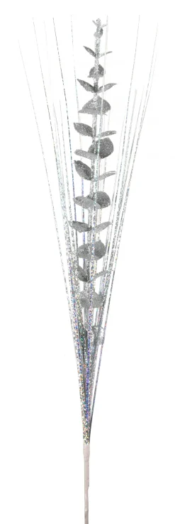 TIGE DECO PAILLETEE H.80CM MODELES ARGENT