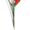 TIGE POINSETTIA H.67CM ROUGE