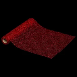 TISSU MESH SEQUIN ROUGE 28X300CM