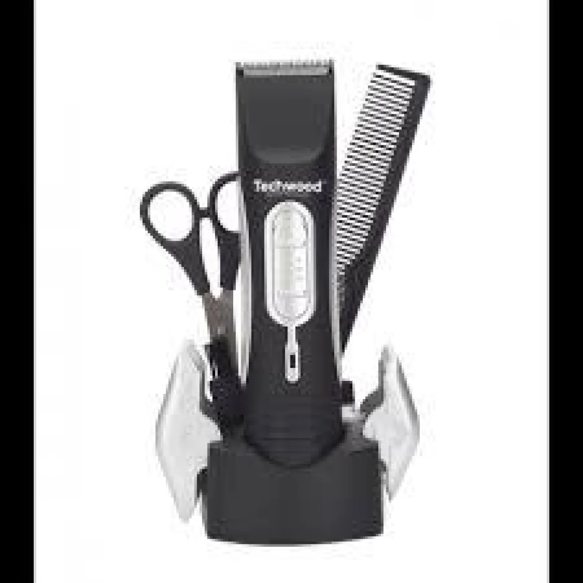 TONDEUSE A CHEVEUX SANS FIL LAME ACIER INOX AVEC ACCESSOIRES
