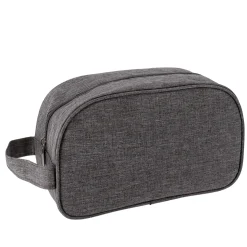 TROUSSE DE TOILETTE RECTANGLE IMPRIME ZIPPEE GRIS CHINE