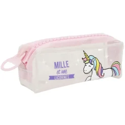 TROUSSE TRANSPARENTE LICORNE