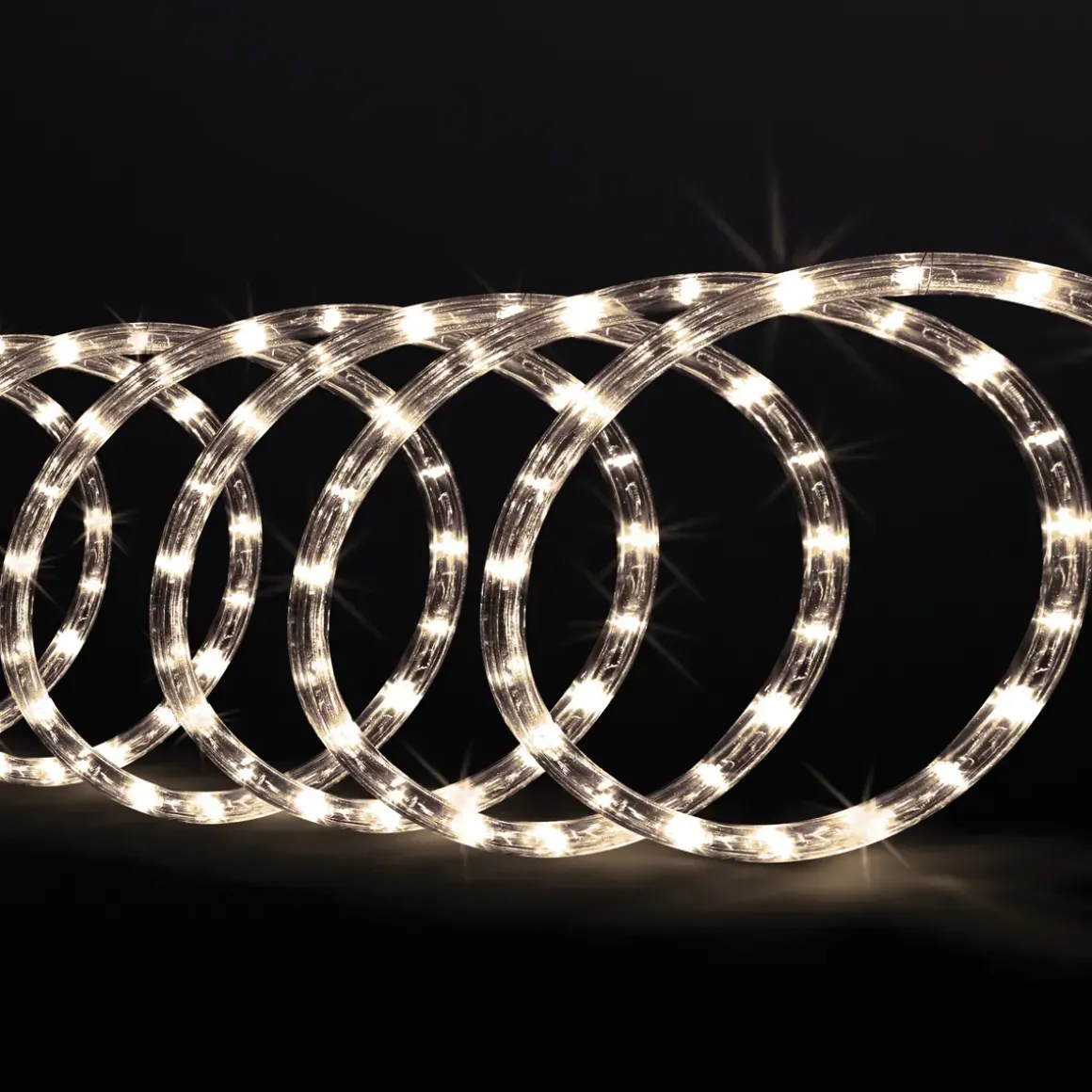 TUBE ELECTRIQUE EXTERIEUR A LED 10M BLANC CHAUD